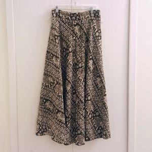 Elephant Maxi Skirt